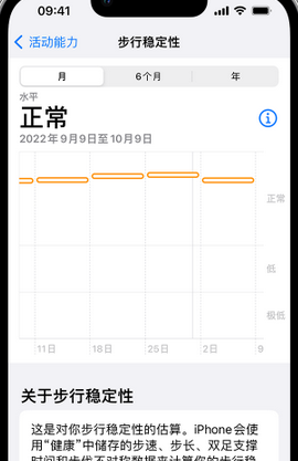 苏尼特左iPhone手机维修如何在iPhone开启'步行稳定性通知'