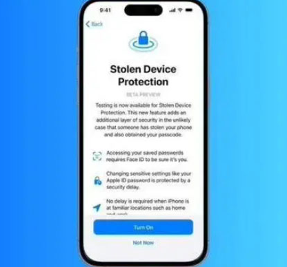 苏尼特左苹果授权维修店分享被盗设备保护功能开启方法 