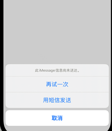 苏尼特左apple维修iPhone上无法正常发送iMessage信息