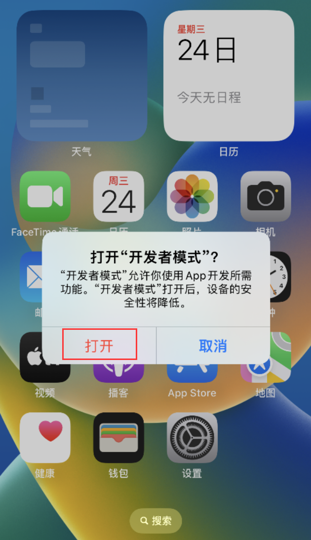 苏尼特左苹果手机维修分享如何打开开发者模式 