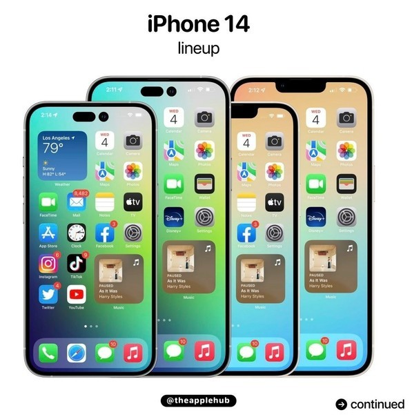 苏尼特左苹果14维修分享iPhone 14全家福 